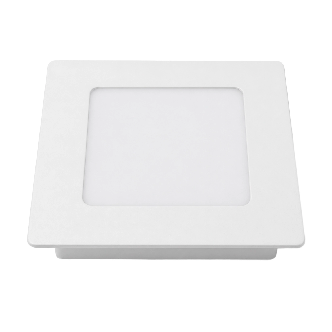 Malý vestavný čtvercový LED panel s ultratenkým profilem